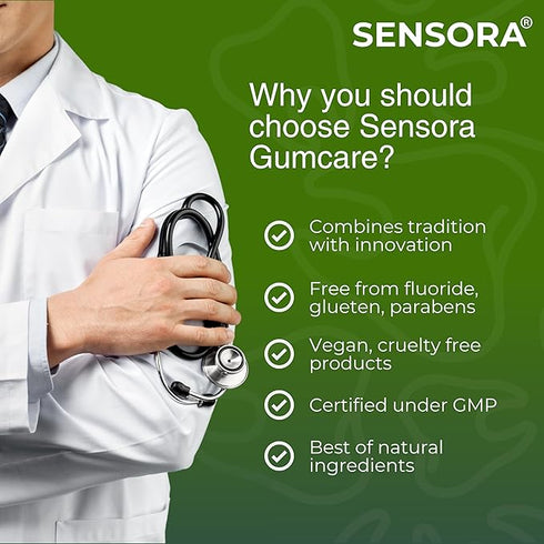 SENSORA Gum Care Toothpaste For Complete Oral Care | Prevents From Dry Mouth | Gum Diseases